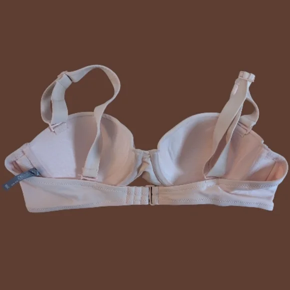 EUC Aerie American Eagle Lightly Lined Light Pink Bikini Top Underwire Size 34B - Picture 2 of 2